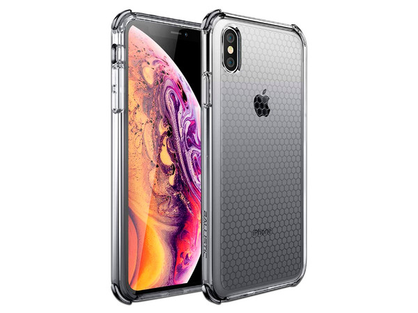 Funda Ballistic Jewel Spark para iPhone X/XS. Uso rudo. Color Humo Transparente.