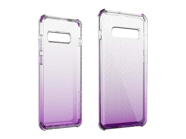 Funda Ballistic Jewel Spark para Samsung Galaxy S10. Uso rudo. Color Morado.