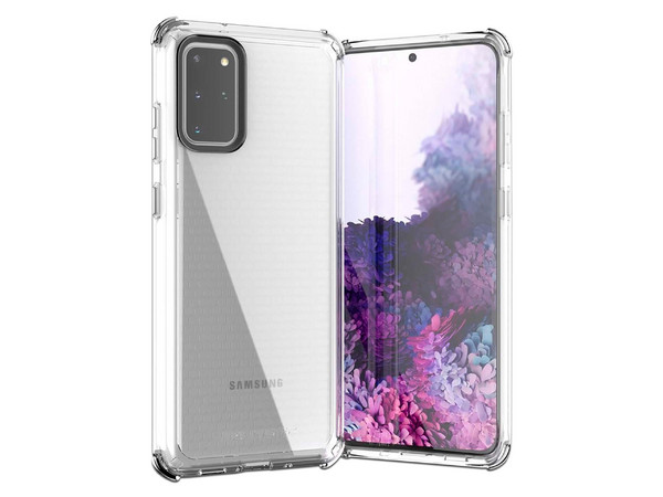 Funda Ballistic Jewel Spark para Samsung Galaxy S20+. Uso rudo. Color Transparente.