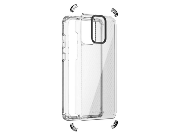 Funda Ballistic Jewel Spark para Samsung Galaxy S20+. Uso rudo. Color Transparente.