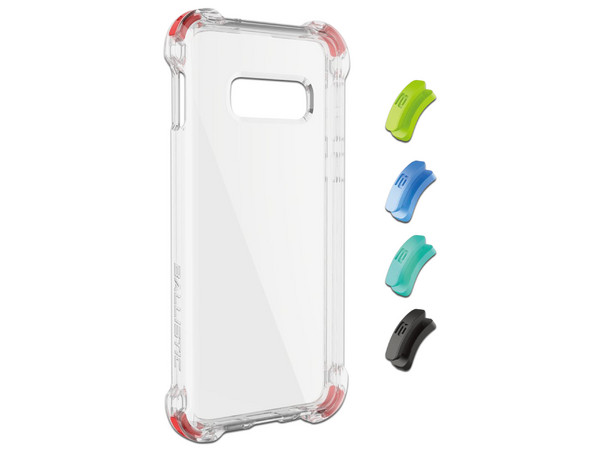 Funda Ballistic Jewel para Samsung Galaxy S10e con 4 juegos de esquinas. Color Transparente.
