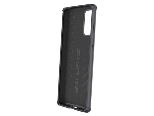 Funda Ballistic Soft Jacket para Samsung Galaxy S20+. Color Negro.