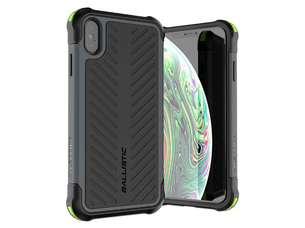 Funda Ballistic TJ para iPhone X/XS. Color Negro.