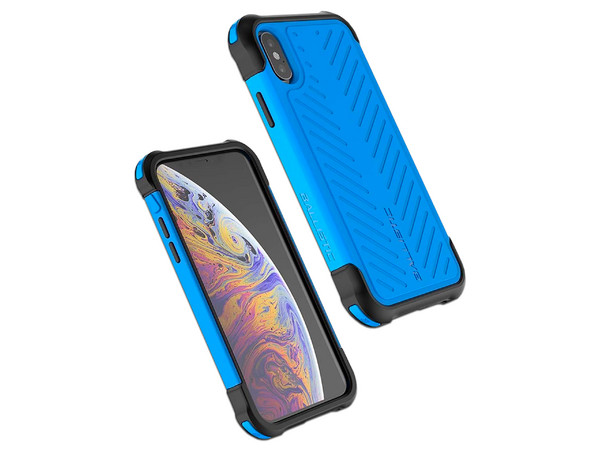 Funda Ballistic Tough Jacket para iPhone X/XS. Color Azul.