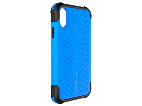 Funda Ballistic Tough Jacket para iPhone X/XS. Color Azul.