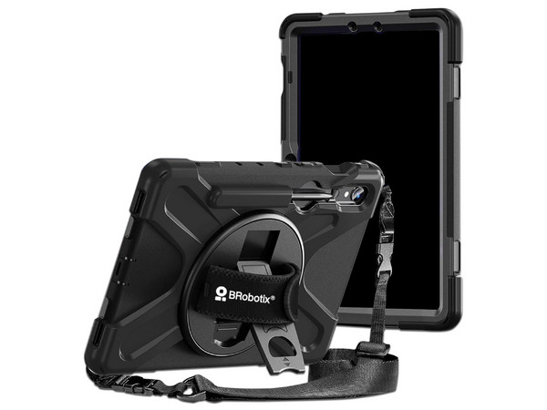 Funda de Uso Rudo BROBOTIX con Correa y Giro 360, Compatible con Galaxy S10 FE 10.9