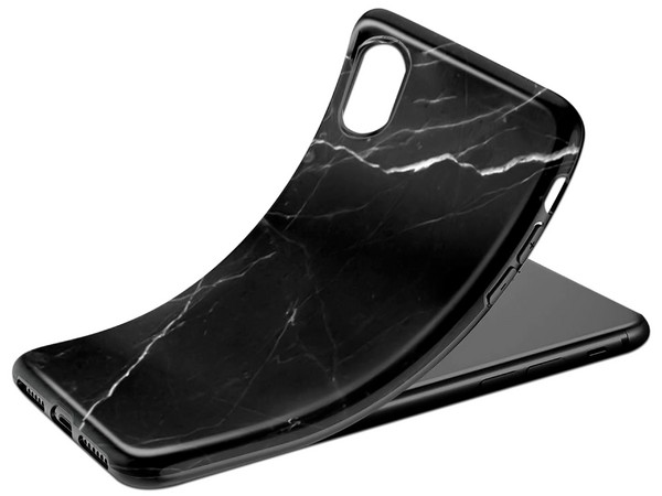 Funda ESR Mármol para iPhone XR. Color Negro.