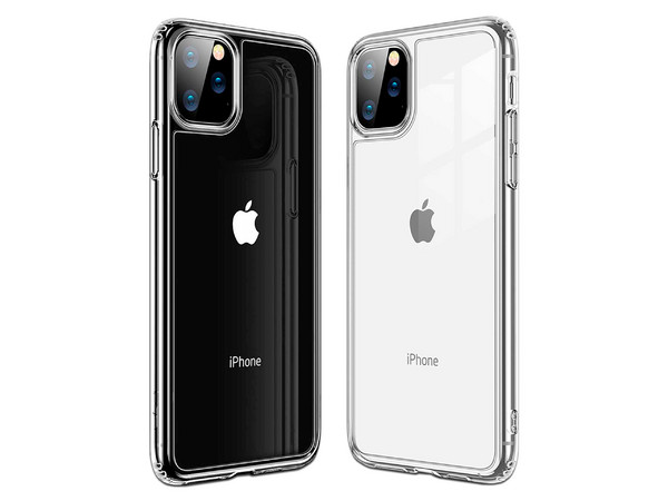 Funda ESR Mimic para iPhone 11 Pro con respaldo de cristal. Color Transparente.
