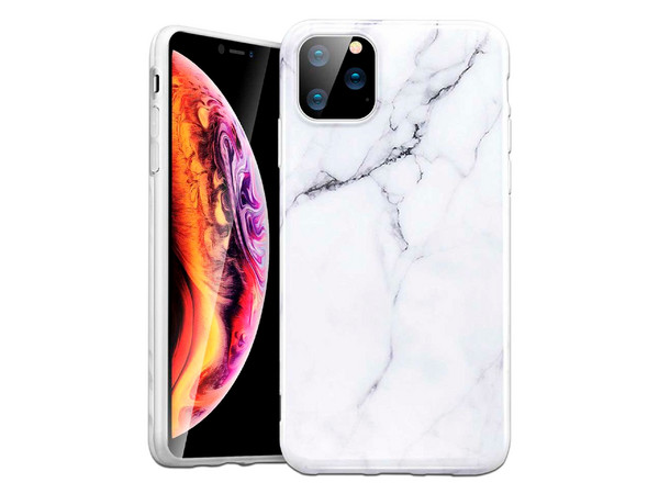 Funda ESR Mármol para iPhone 11 Pro Max. Color Blanco.