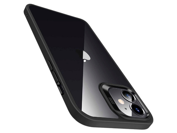 Funda ESR Hybrid Case para iPhone 12 Mini. Color Transparente con Negro.
