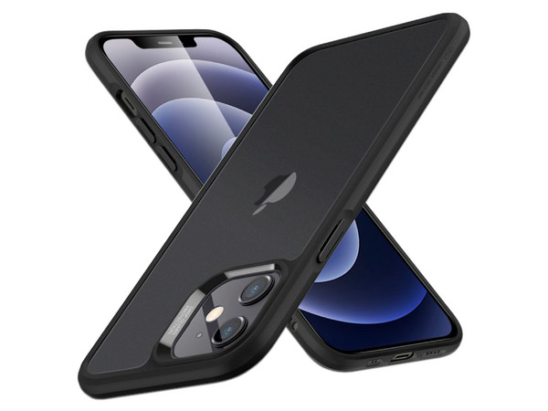 Funda ESR Mimic de cristal para iPhone 12 Mini. Color Humo Negro.