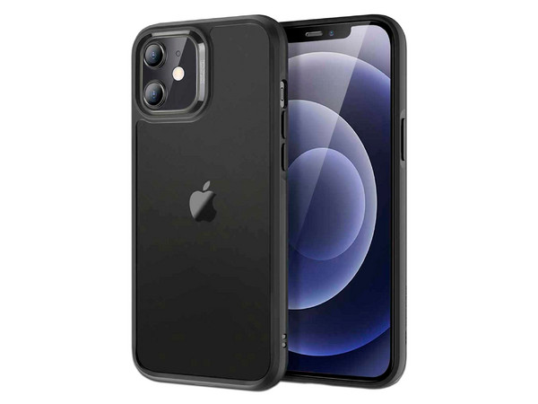 Funda ESR Mimic de cristal para iPhone 12 Mini. Color Humo Negro.