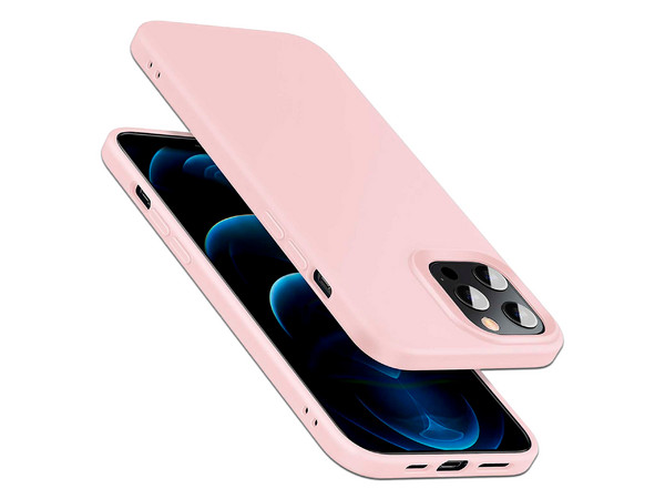 Funda ESR Cloud para iPhone 12 Pro Max. Color Rosa.