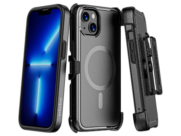 Funda Echelon Fuse Clip para iPhone 16e iPhone 14 y iPhone 13. Color Negro.
