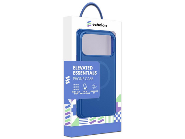 Funda Echelon Fuse Mag para iPhone 17 Pro compatible con MagSafe. Color Azul.