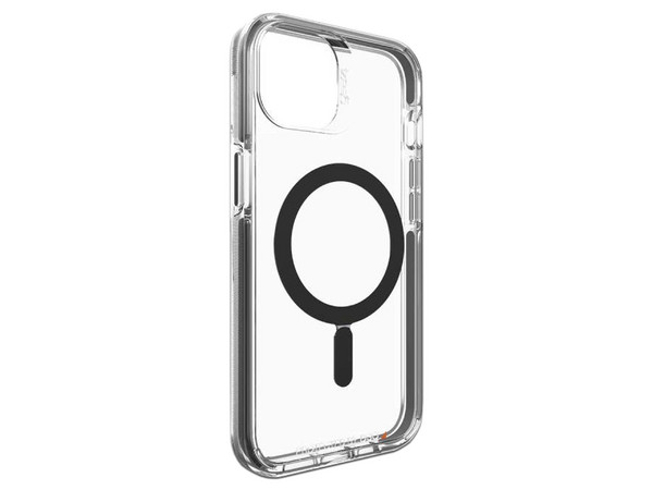 Funda Gear4 Santa Cruz Snap para iPhone 13 Pro. Color Transparente con Negro.
