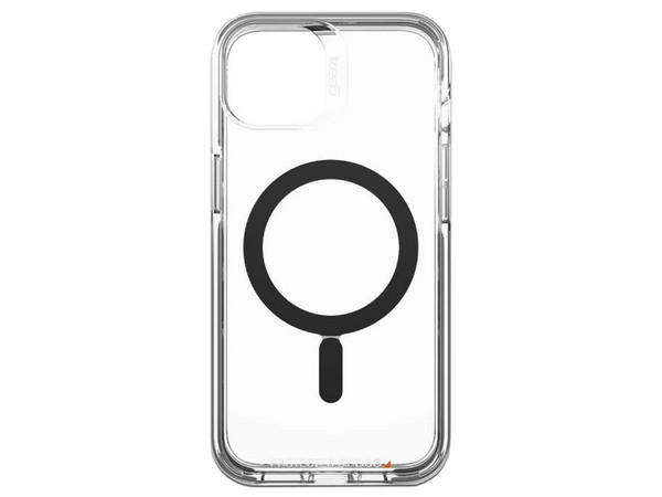 Funda Gear4 Santa Cruz Snap para iPhone 13 Pro. Color Transparente con Negro.