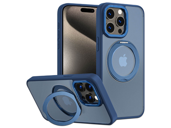 Funda MyBat Shade Mag para iPhone 15 Pro Max. Color Azul.
