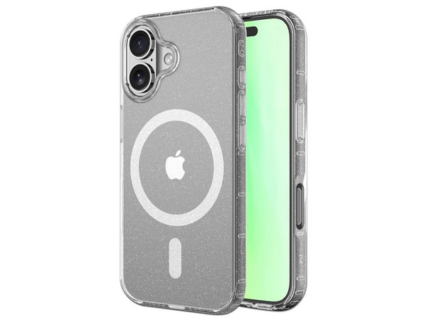 Funda MyBat Savvy para iPhone 17. Color Brillos Transparente.