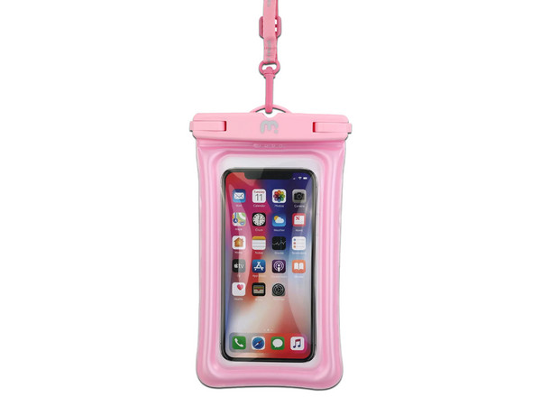 Funda Impermeable MyBat UNIWTPF073 Universal con Colgante. Color Rosa.