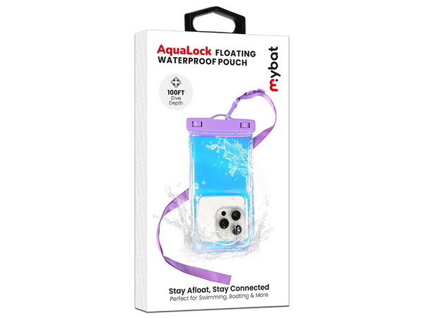 Funda Impermeable MyBat UNIWTPF081 Universal con Colgante. Color Tornasol.