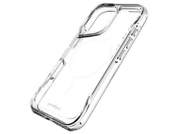 Funda Prodigee SuperHero Mag para iPhone 17 compatible con MagSafe. Color Transparente.