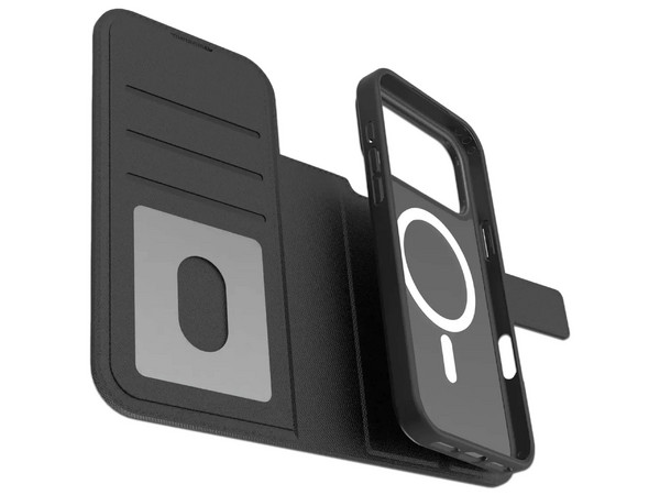 Funda Prodigee Flex Folio Mag para iPhone 17 Pro compatible con MagSafe. Color Negro.