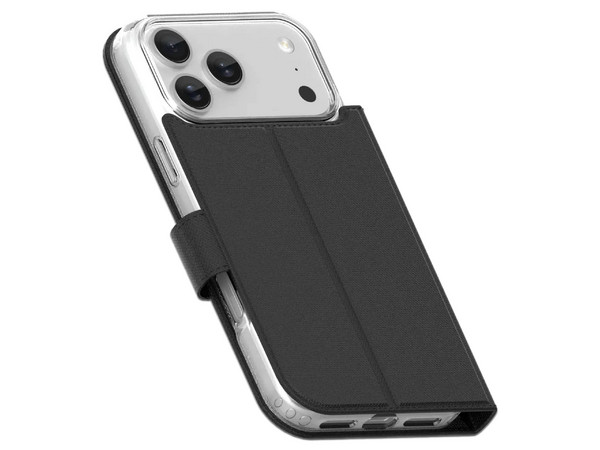 Funda Prodigee Flex Folio Mag para iPhone 17 Pro compatible con MagSafe. Color Negro.