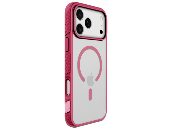 Funda Prodigee Jogger Mag para iPhone 17 Pro compatible con MagSafe. Color Rosa.