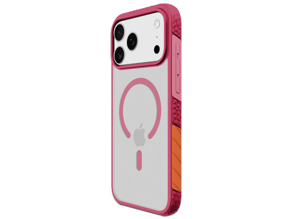 Funda Prodigee Jogger Mag para iPhone 17 Pro compatible con MagSafe. Color Rosa.