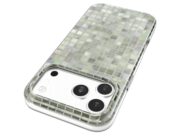 Funda Prodigee Tile Mag para iPhone 17 Pro. Color Iridiscente.

