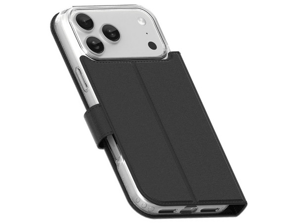 Funda Prodigee Flex Folio Mag para iPhone 17 Pro Max compatible con MagSafe. Color Negro.