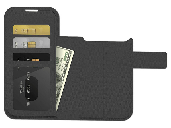 Funda Prodigee Flex Folio Mag para iPhone 17 Pro Max compatible con MagSafe. Color Negro.
