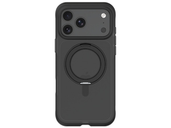 Funda Prodigee Orbit 360 para iPhone 17 Pro Max con Anillo Metálico. Color Humo Negro.