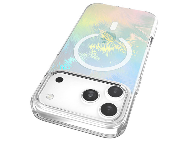 Funda Prodigee Pampas Mag para iPhone 17 Pro Max compatible con MagSafe. Color Ice.