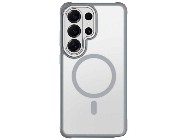 Funda Prodigee Formula Mag para Samsung Galaxy S26 Ultra con soporte y carga inalámbrica. Color Gris.