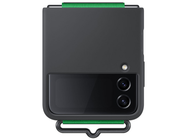 Funda Samsung de silicón para Galaxy Z Flip4. Protección ligera y suave al tacto.
