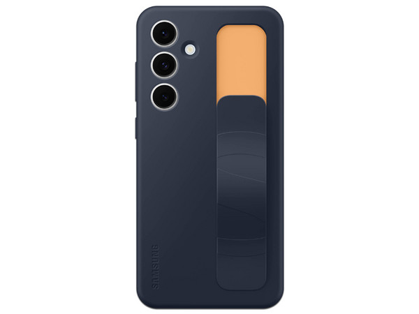 Funda Samsung Standing Grip para Galaxy S24 FE con soporte y correa. Color Azul.