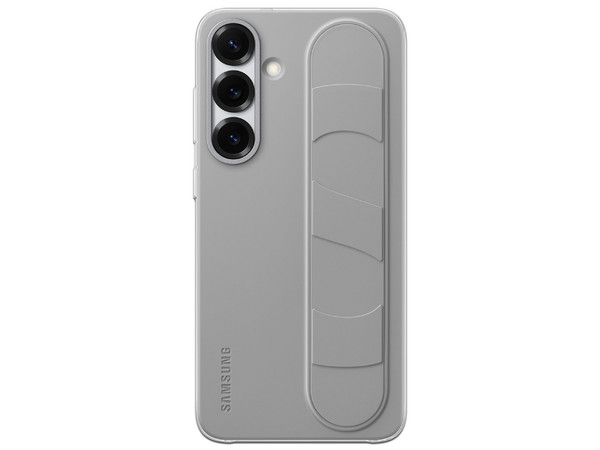 Funda Samsung Standing Grip para Samsung Galaxy S25+ con agarre. Color Gris.