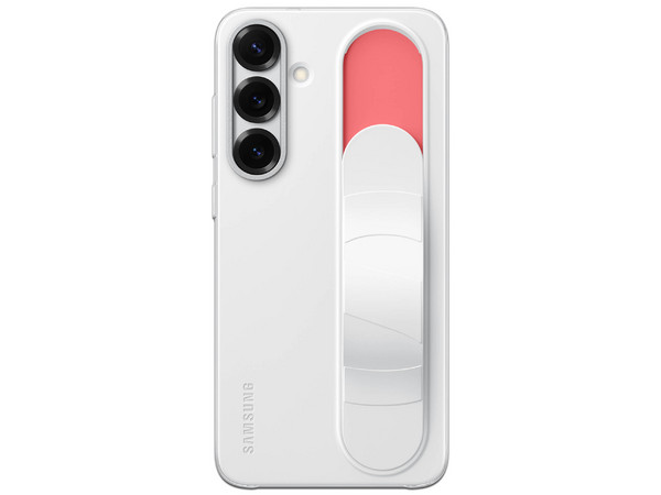 Funda Samsung Standing Grip para Galaxy S25+. Color Blanco.