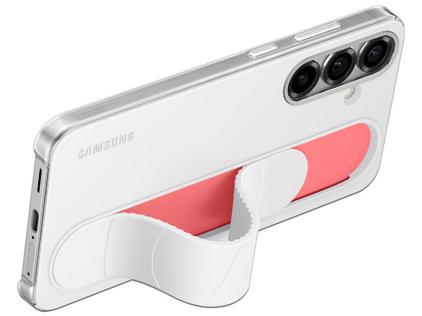 Funda Samsung Standing Grip para Galaxy S25+. Color Blanco.