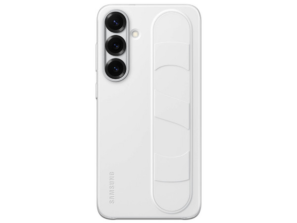 Funda Samsung Standing Grip para Galaxy S25+. Color Blanco.