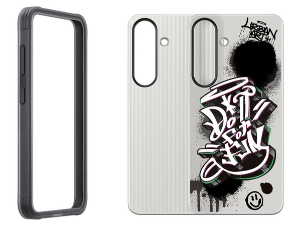 Funda Samsung Flipsuit Rugged para Galaxy S25. Uso rudo. Color Negro.
