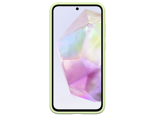 Funda Samsung para Galaxy A35 con ranura para tarjetas. Color Lima.