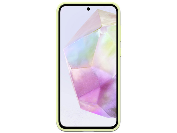 Funda Samsung de silicón para Galaxy A35. Color Lima.