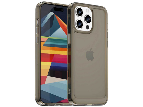 Funda Tekku Rugged para iPhone 15 Pro. Color Humo.