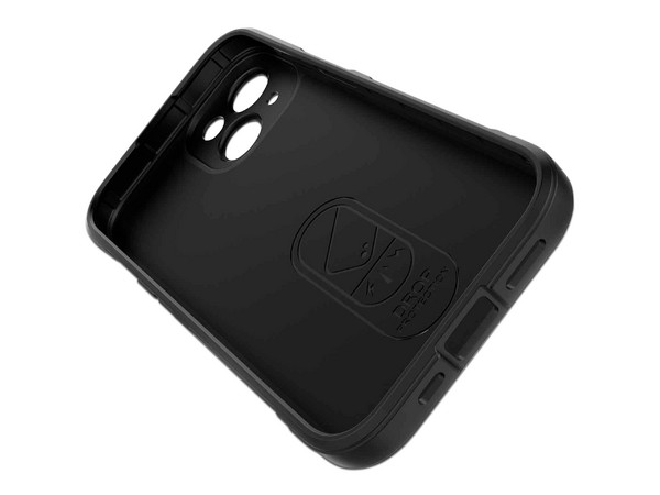 Funda Tekku TPU Phantom para iPhone 15 Plus. Color Negro.
