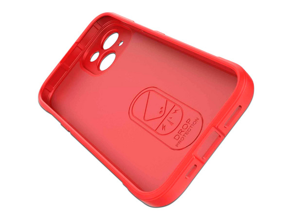 Funda Tekku TPU Phantom para iPhone 15 Plus. Color Rojo.
