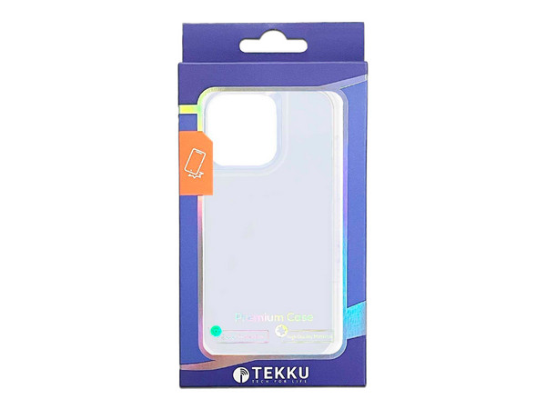 Funda Tekku Protect 360 para iPhone 15 Plus. Color Transparente.
