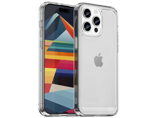 Funda Tekku Rugged para iPhone 15 Pro Max. Color Transparente.